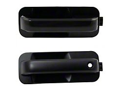 Exterior Door Handles; Front; Paint to Match Black; Paint to Match Black (15-19 F-150)