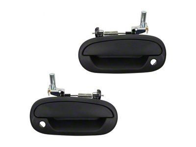 Exterior Door Handles; Front; Textured Black (97-03 F-150)