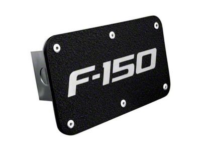 F-150 Class III Hitch Cover; Rugged Black (Universal; Some Adaptation May Be Required)