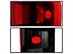 Facelift Tail Lights; Red Housing; Clear Lens (15-20 F-150 w/ Factory Halogen Non-BLIS Tail Lights)