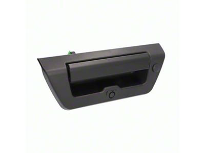 Factory Replacement Tailgate Handle Camera; Black (15-17 F-150)