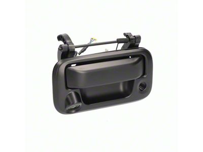 Factory Replacement Tailgate Handle Camera; Black (04-14 F-150)