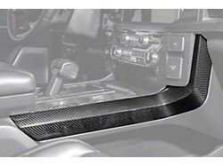Factory Style Center Console Side Panel Trim Covers; Carbon Fiber (21-26 F-150)
