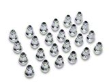 Factory Style Chrome Acorn Lug Nut Kit; 13/16-Inch; Set of 24 (04-14 F-150)