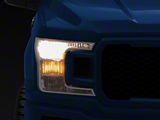 Factory Style Headlight; Chrome Housing; Clear Lens; Passenger Side (18-20 F-150 w/ Factory Halogen Headlights)