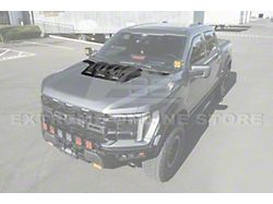 Factory Style Hood Vent Cover; Carbon Fiber (21-26 F-150 Raptor)
