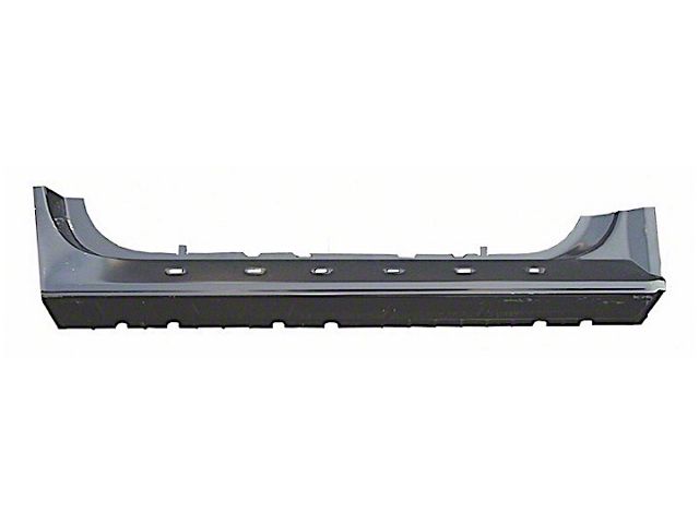 Replacement Factory Style Rocker Panel with Scuff Plate Holes; Passenger Side (97-03 F-150 Regular Cab)