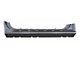 Replacement Factory Style Rocker Panel with Scuff Plate Holes; Passenger Side (97-03 F-150 Regular Cab)