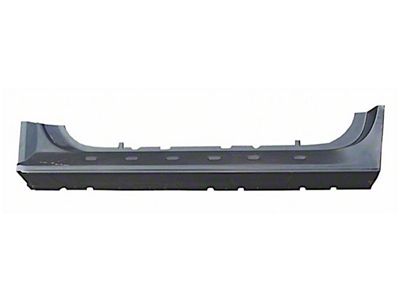 Replacement Factory Style Rocker Panel without Scuff Plate Holes; Driver Side (97-03 F-150 Regular Cab; 97-98 F-150 SuperCab)