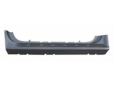 Replacement Factory Style Rocker Panel without Scuff Plate Holes; Passenger Side (97-03 F-150 Regular Cab; 97-98 F-150 SuperCab)