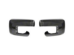 Factory Style Side Mirror Covers; Carbon Fiber (21-26 F-150 w/o Towing Mirrors)
