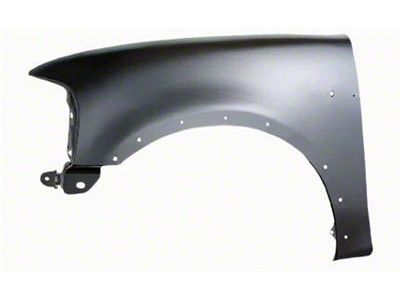 CAPA Replacement Fender with Fender Flare Holes; Front Driver Side (97-03 F-150)