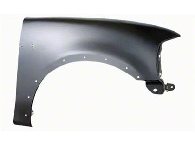 CAPA Replacement Fender with Fender Flare Holes; Front Passenger Side (97-03 F-150)