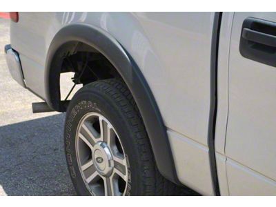 Elite Series Sport Style Fender Flares; Rear; Smooth Black (04-08 F-150 Styleside)