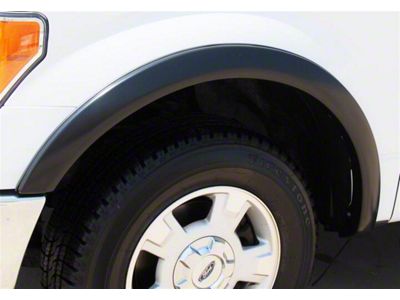 Elite Series Sport Style Fender Flares; Front; Textured Black (09-14 F-150, Excluding Raptor)