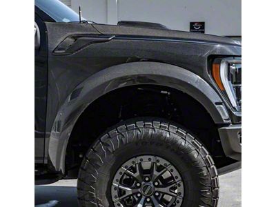 Fender Flares; Front and Rear; Carbon Fiber (21-25 F-150 Raptor)