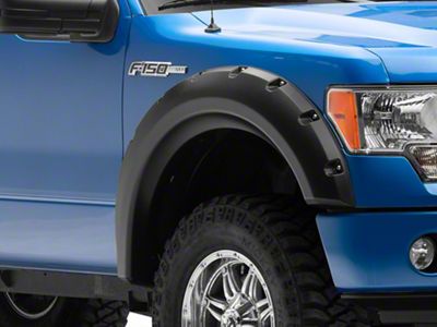 Fender Flares; Front and Rear; Matte Black (09-14 F-150)