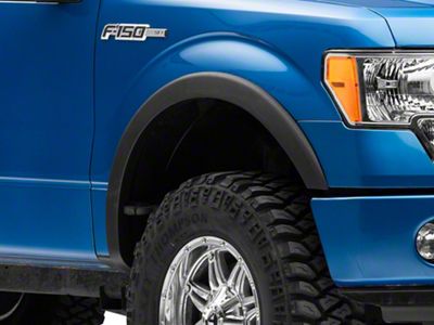 Factory Style Fender Flares; Front and Rear; Black (09-14 F-150 Styleside, Excluding Raptor)