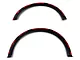 Factory Style Fender Flares; Front and Back; Black (04-08 F-150 Flareside)