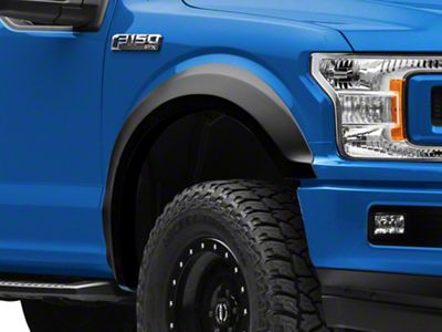 Fender Flares; Matte Black (18-20 F-150 w/ OE Fender Flares & w/o Side View Camera)