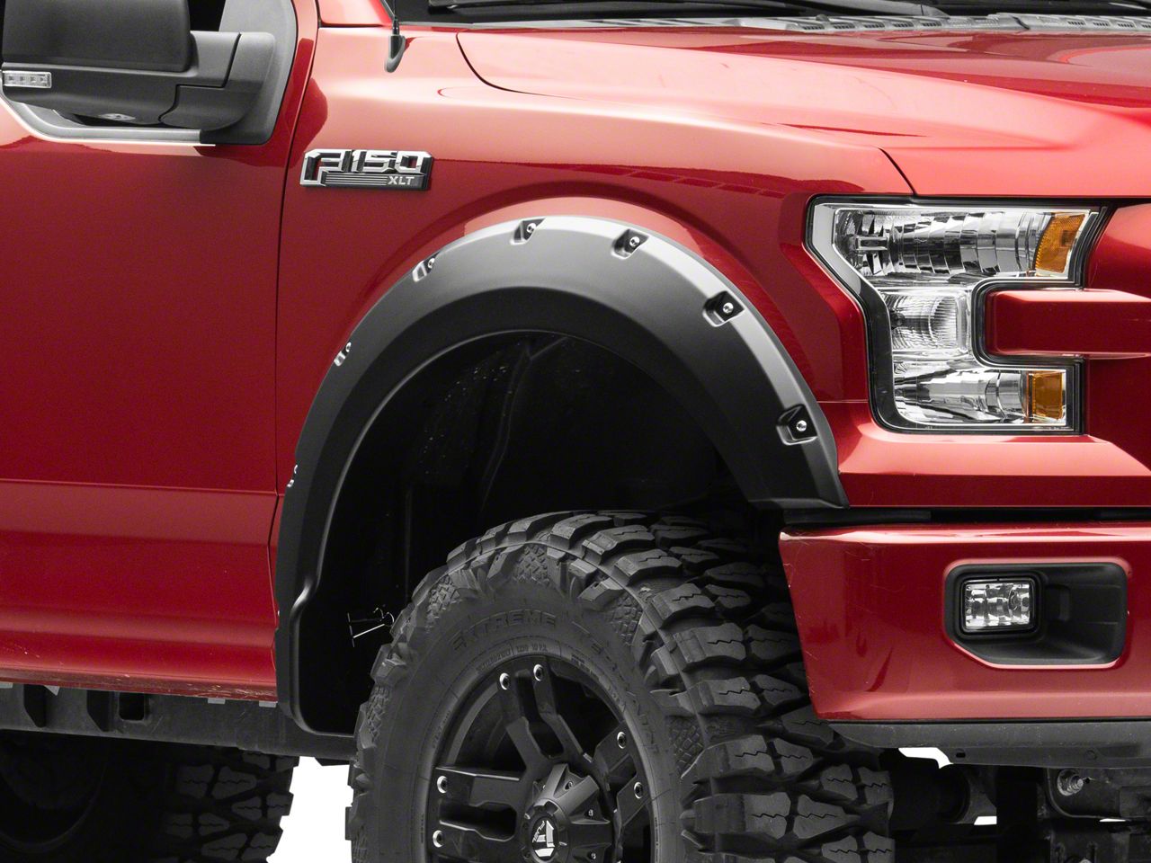 F150 Fender Flares; Matte Black (1517 F150, Excluding Raptor)