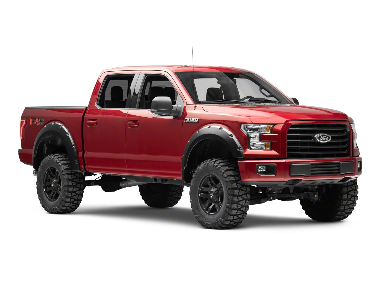 F-150 Fender Flares; Matte Black (15-17 F-150, Excluding Raptor) F-150 Fender Flares; Matte Black (15-17 F-150, Excluding Raptor)