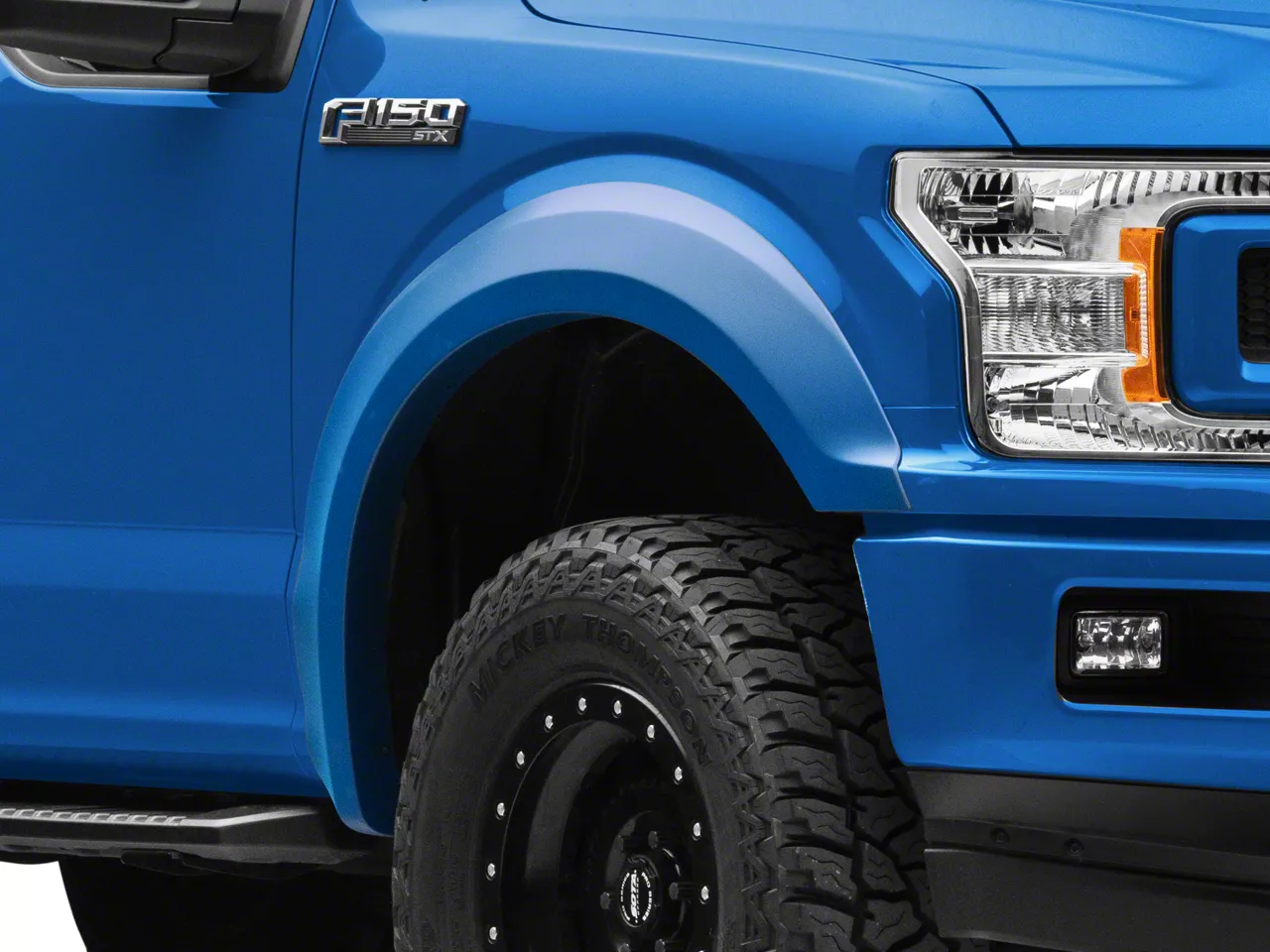 F150 Fender Flares; PrePainted (1820 F150 w/ OE Fender Flares & w/o