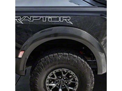 Fender Flares; Rear; Carbon Fiber (21-25 F-150 Raptor)