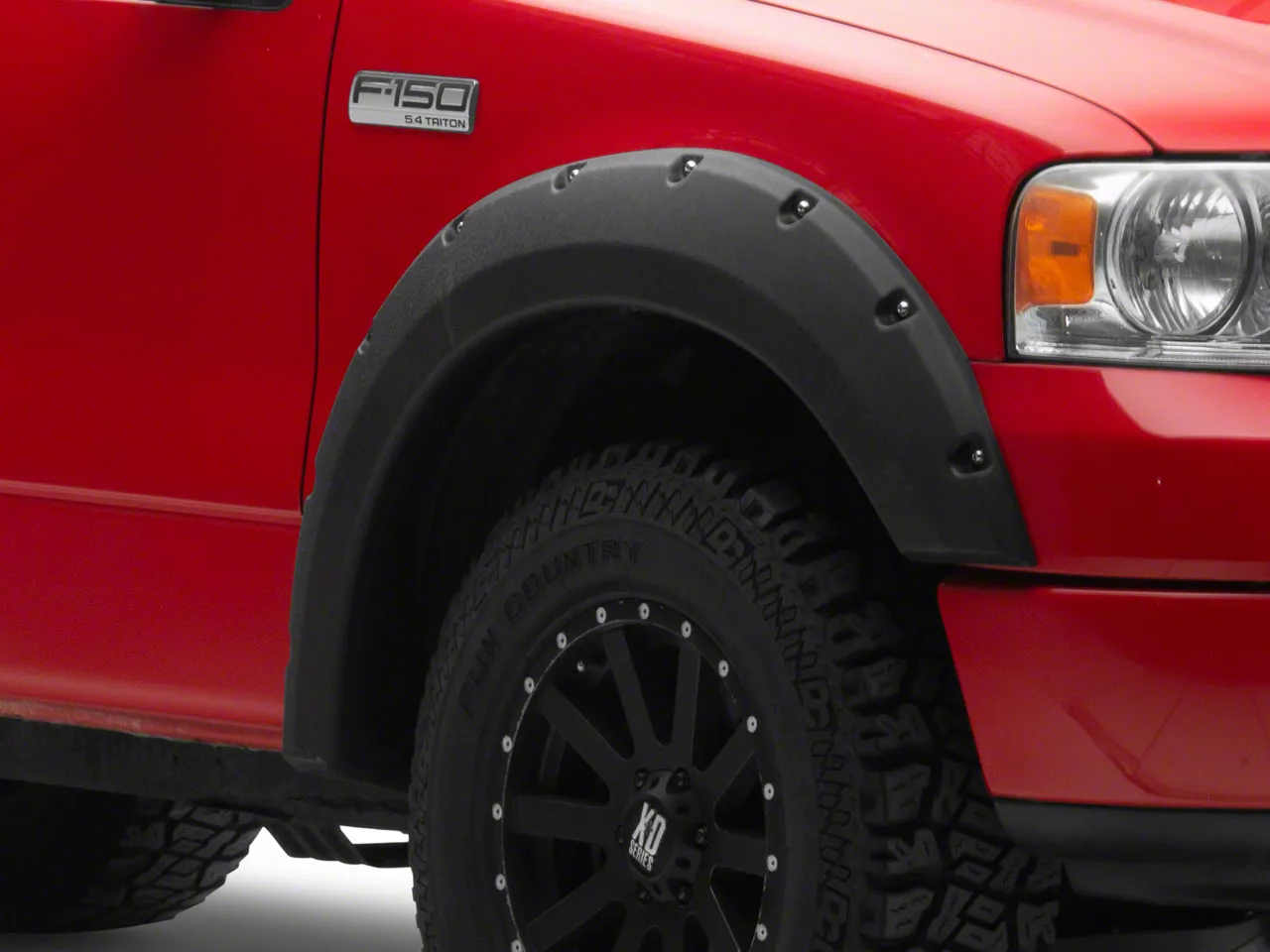 最高級のスーパー Fender Style Pocket F-150 RedRock Flares; Black Textured スキー