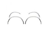 Fender Trim; Stainless Steel (04-14 F-150 Styleside w/o OE Fender Flares, Excluding Raptor)