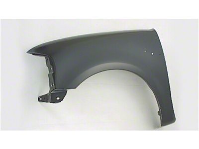 CAPA Replacement Fender without Fender Flare Holes; Front Passenger Side (97-03 F-150)