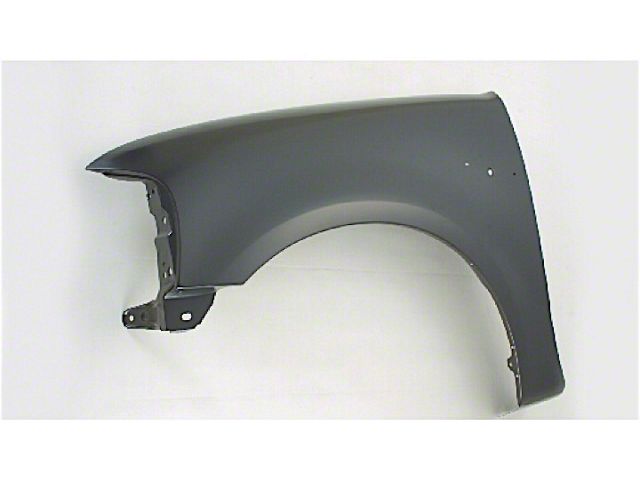 CAPA Replacement Fender without Fender Flare Holes; Front Passenger Side (97-03 F-150)