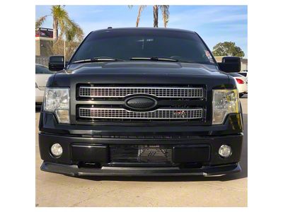 Fiberglass Front Splitter; Carbon Fiber (09-14 F-150, Excluding Harley Davidson, Limited & Raptor)