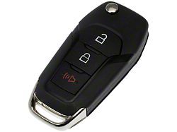 Flip Keyless Entry Remote; 3-Button (15-20 F-150 w/o Remote Start)