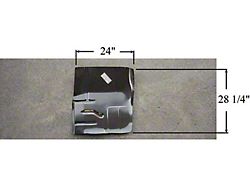 Replacement Floor Pan Patch; Front Section; Driver Side (97-98 F-150)