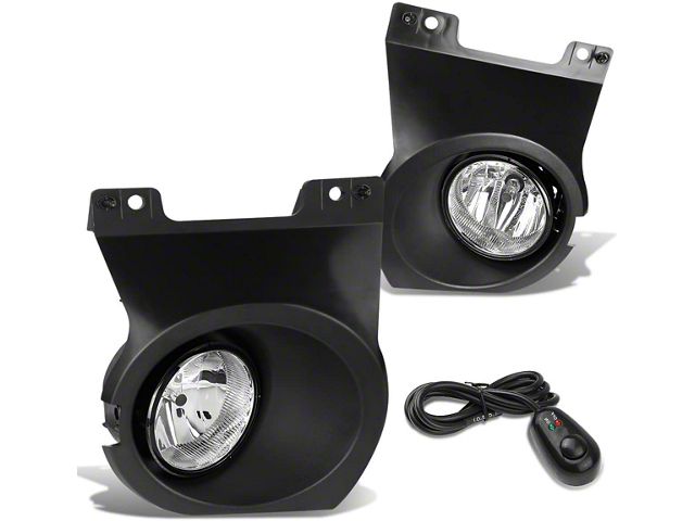 Fog Light; H10 Bulb; With Switch and Bezel; Clear (09-14 F-150)