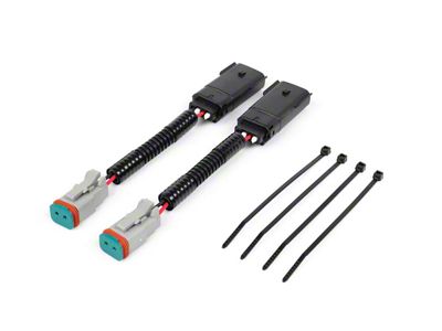 Fog Light Wiring Adapters; LED to Deutsch (21-25 F-150)
