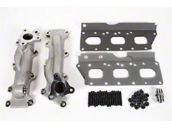 Formline Turbo Exhaust Manifolds; Silver Ceramic Coated (21-26 3.5L EcoBoost/PowerBoost F-150)