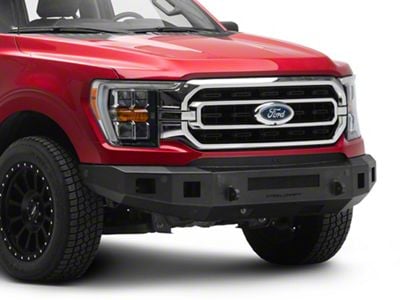 Fortis Front Bumper; Textured Black (21-25 F-150, Excluding Raptor)