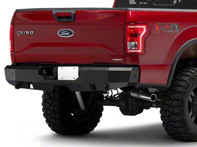 Fortis Rear Bumper; Textured Black (15-20 F-150, Excluding Raptor)