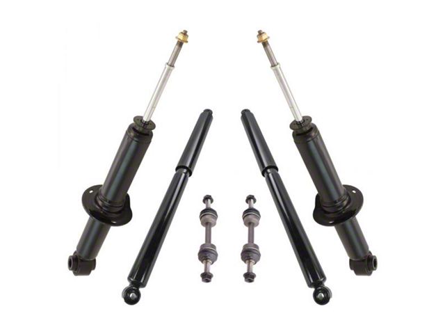 Front and Rear Shocks with Front Sway Bar Links (09-13 2WD F-150)
