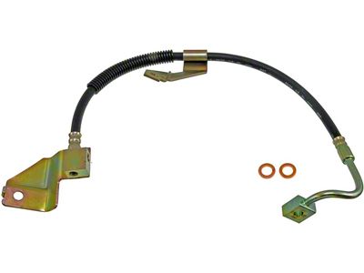 Front Brake Hydraulic Hose; Driver Side (97-98 2WD F-150; 99-03 2WD F-150 w/ 2-Wheel ABS)