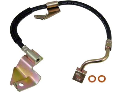 Front Brake Hydraulic Hose; Driver Side (99-03 2WD F-150 w/ 4-Wheel ABS)