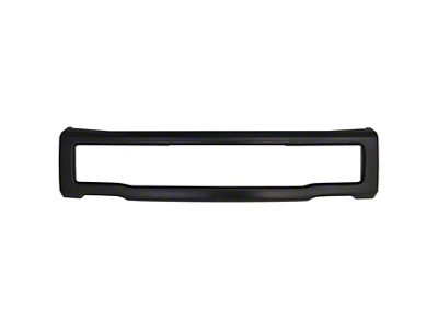 Front Bumper Center Section Cover without Tow Hook Openings; Armor Coated (15-17 F-150 Lariat w/o Sport Package, XL, XLT)