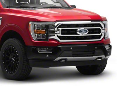 Front Bumper Cover; Gloss Black (21-23 F-150, Excluding Raptor)