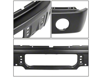 Front Bumper with Fog Light Openings; Black (09-14 F-150, Excluding Harley Davidson & Raptor)