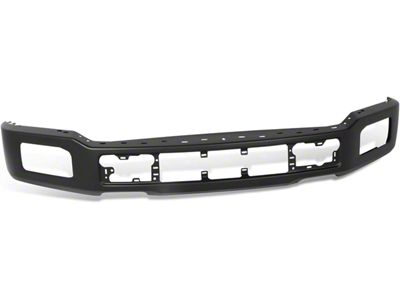 Front Bumper with Fog Light Openings; Black (18-20 F-150, Excluding Raptor)