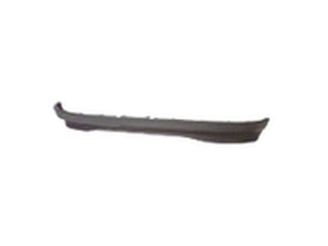 Replacement Front Bumper Lower Valance without Tow Hook Openings; Black (97-98 F-150)