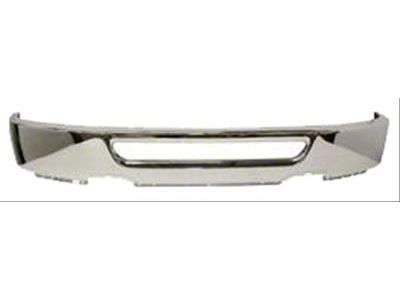 Replacement Front Bumper without Fog Light Openings; Chrome (06-08 F-150)