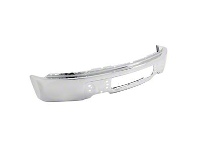 CAPA Replacement Front Bumper without Fog Light Openings; Chrome (09-14 F-150 FX4, STX, XL, XLT)